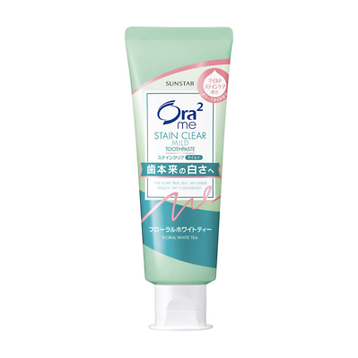 Sunstar Ora2me Stain Clear Toothpaste Mild <Floral White Tea> 125g